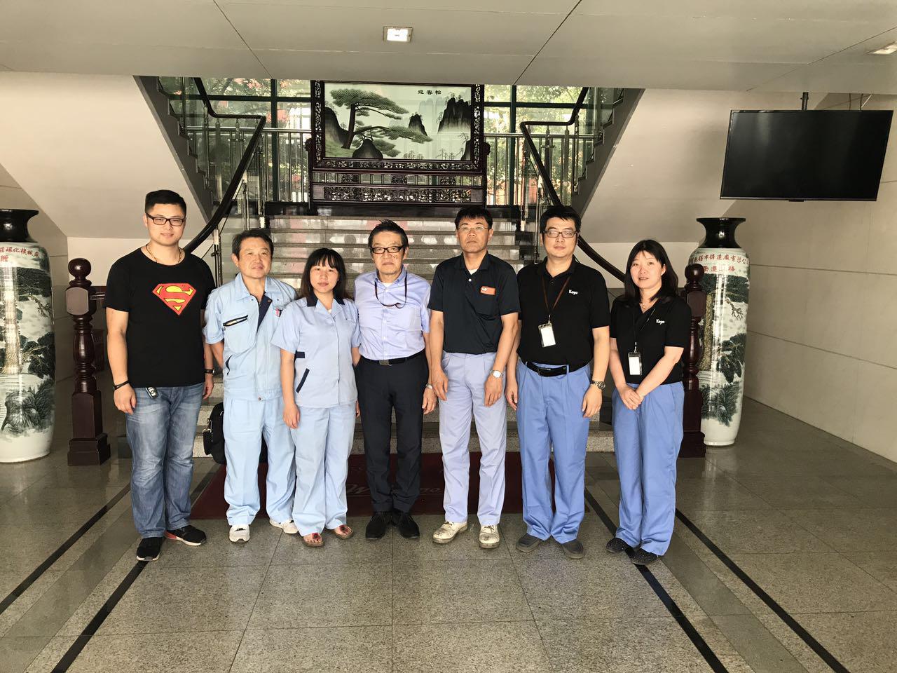 日本大和竹田，光洋機(jī)械來訪我司